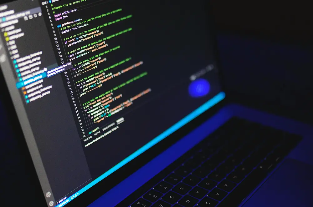Development image with our team coding